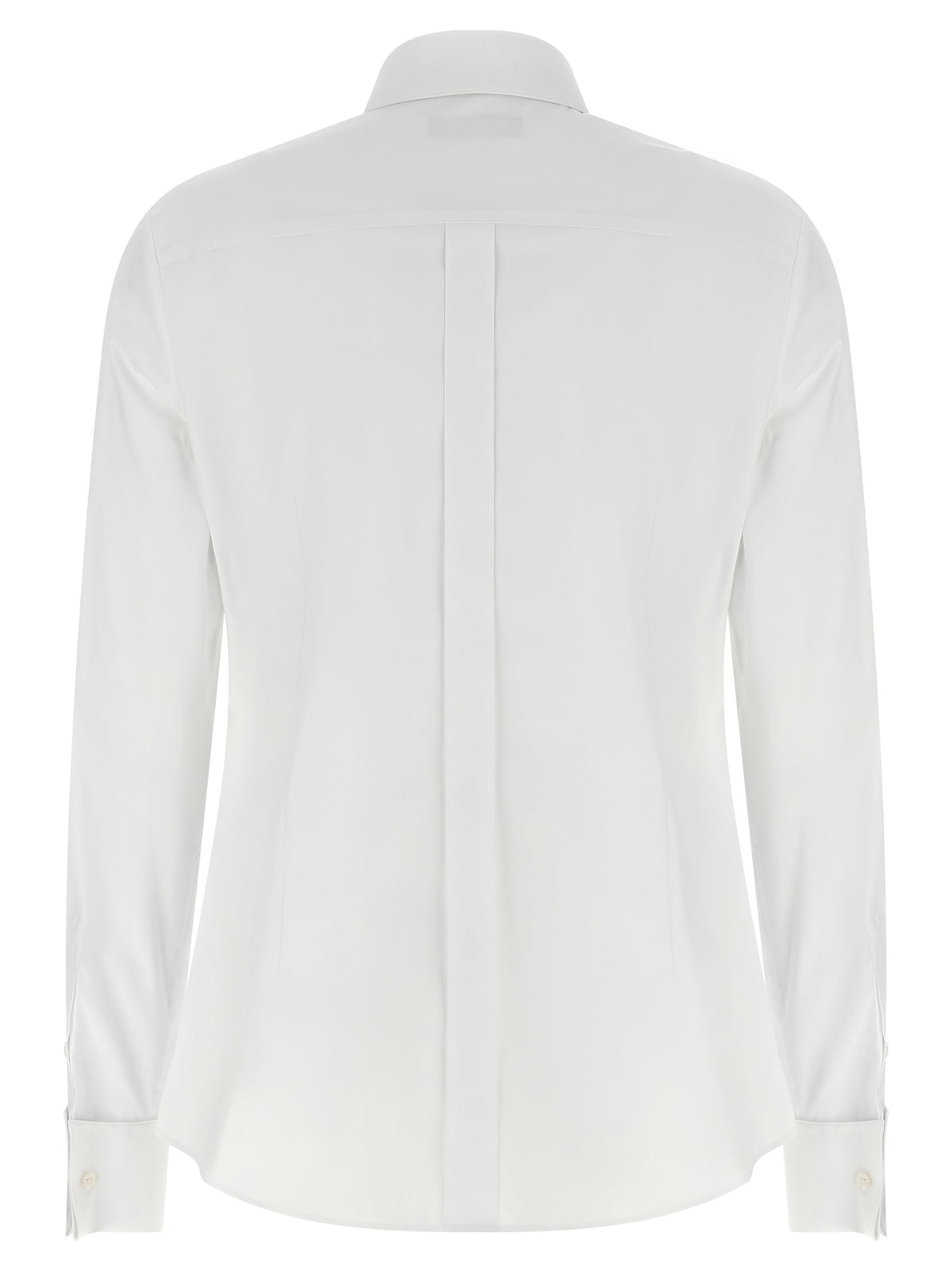 Dolce & Gabbana Blusa De Algodón Blanca Diseño Clásico