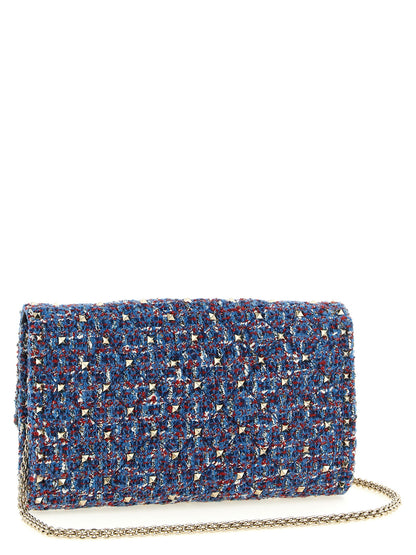 Valentino Garavani Sac bandoulière bleu en polyester