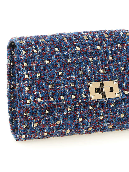 Valentino Garavani Sac bandoulière bleu en polyester