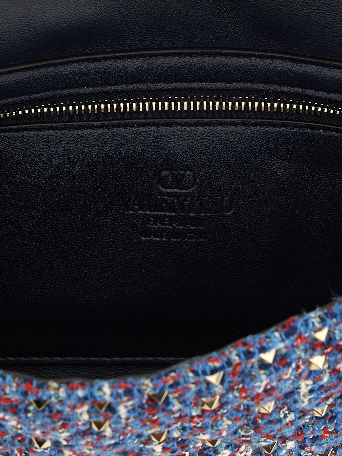 Valentino Garavani Sac bandoulière bleu en polyester