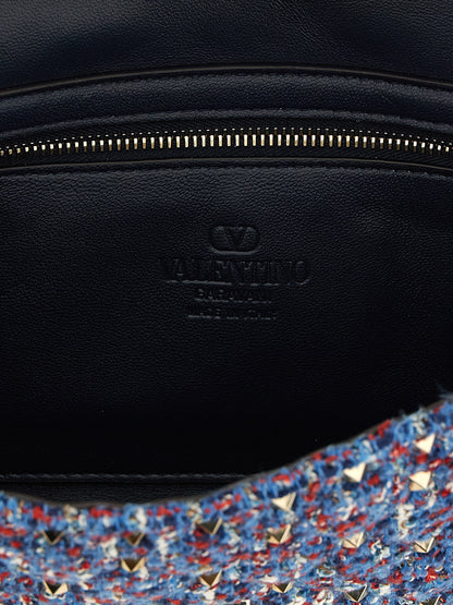 Valentino Garavani Sac bandoulière bleu en polyester