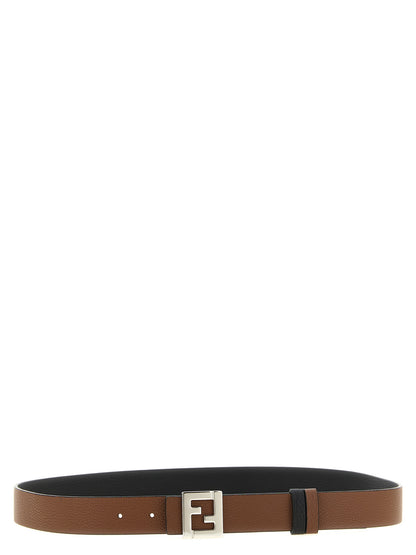 Cinturón Fendi De Piel De Becerro Multicolor Reversible Regular