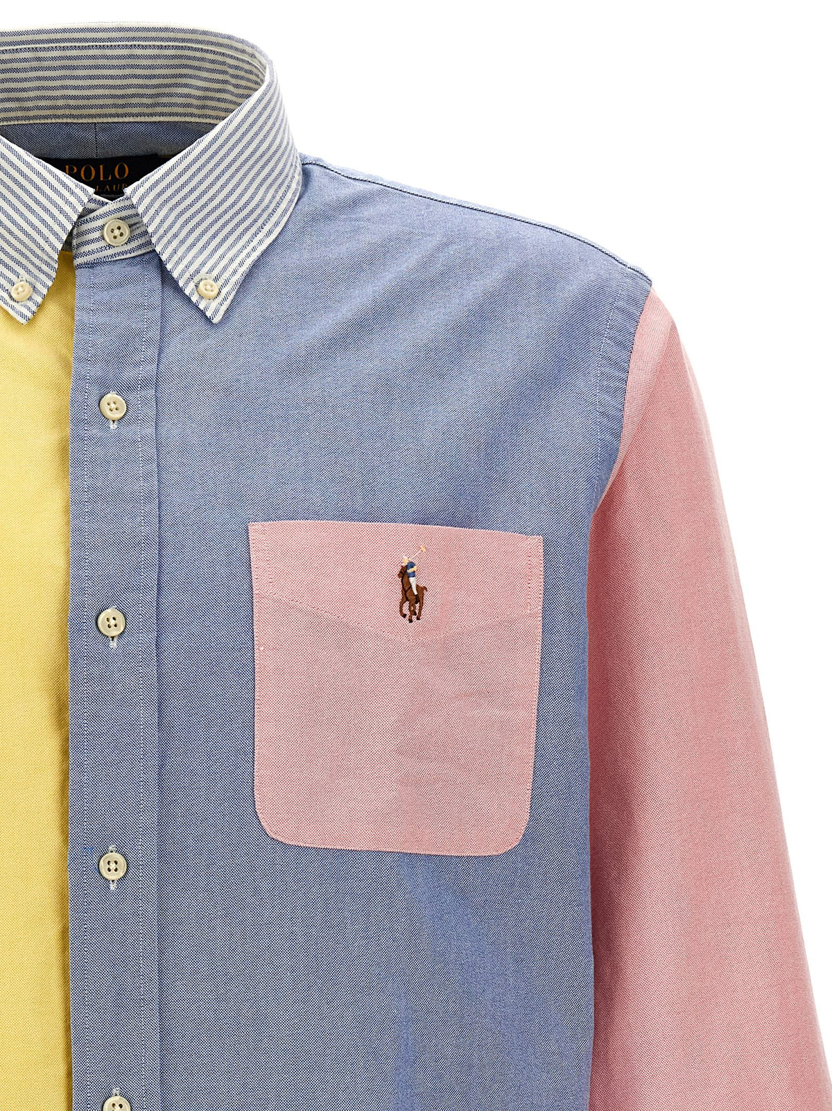 Polo Ralph Lauren Classic Fit Multicolor Cotton Blouse