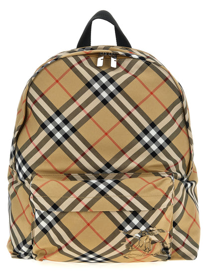 Burberry Polyester Backpack - Beige Hue