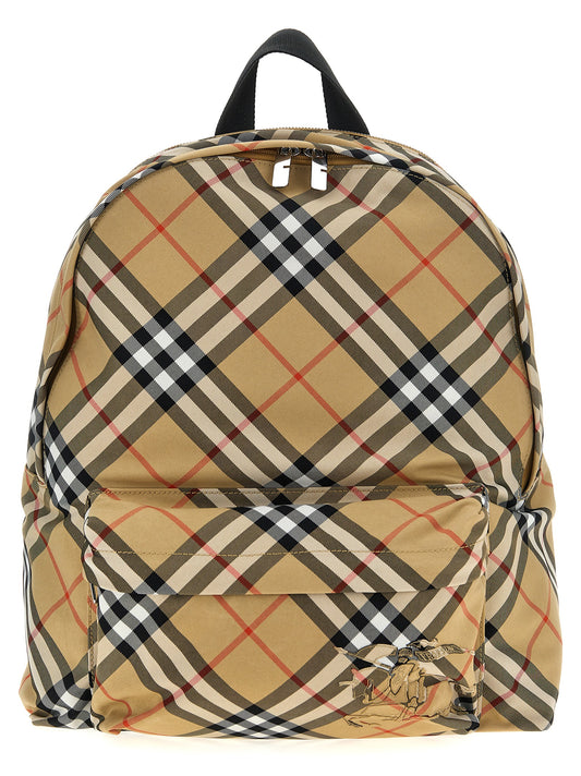 Burberry Mochila De Poliéster - Tonalidad Beige