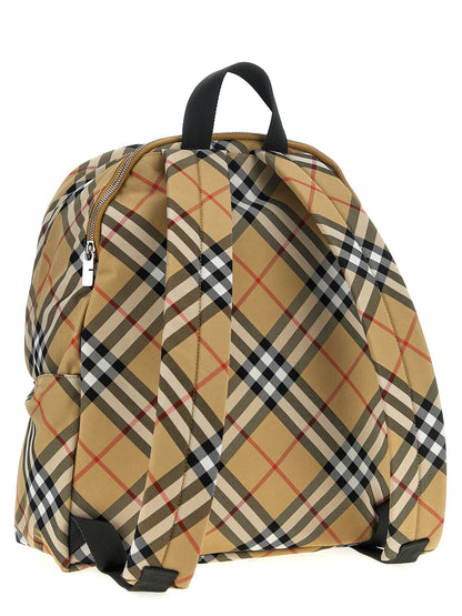 Burberry Polyester Backpack - Beige Hue