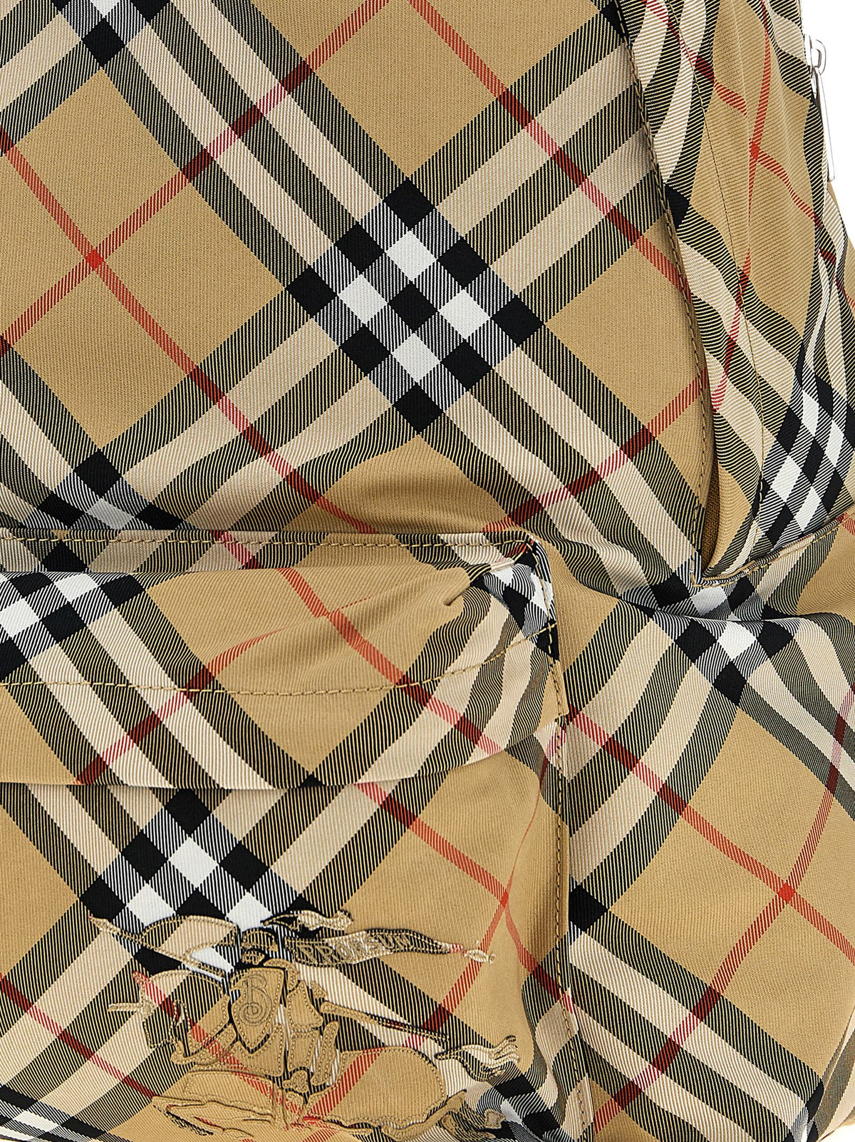 Burberry Polyester Backpack - Beige Hue