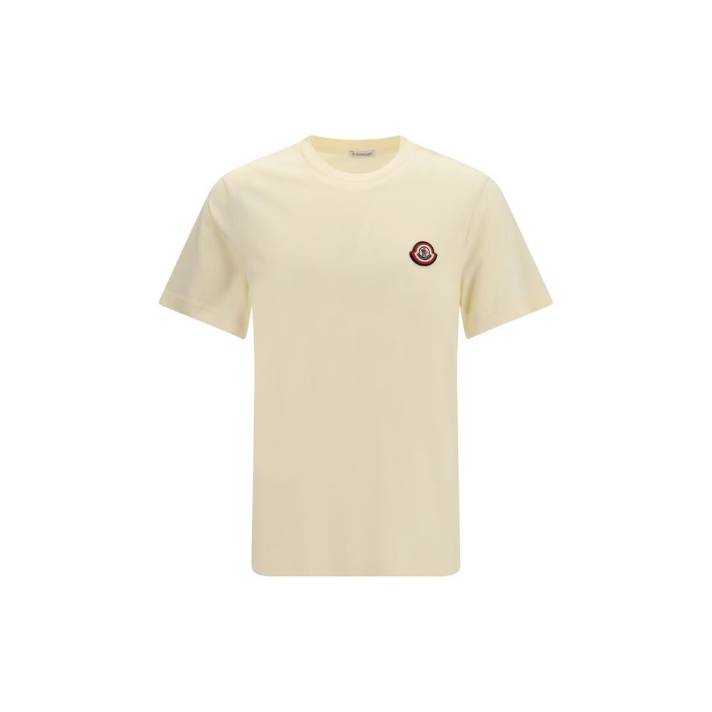Camiseta Moncler De Algodon En Beige De Corte Regular