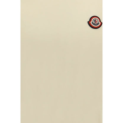 Camiseta Moncler De Algodon En Beige De Corte Regular