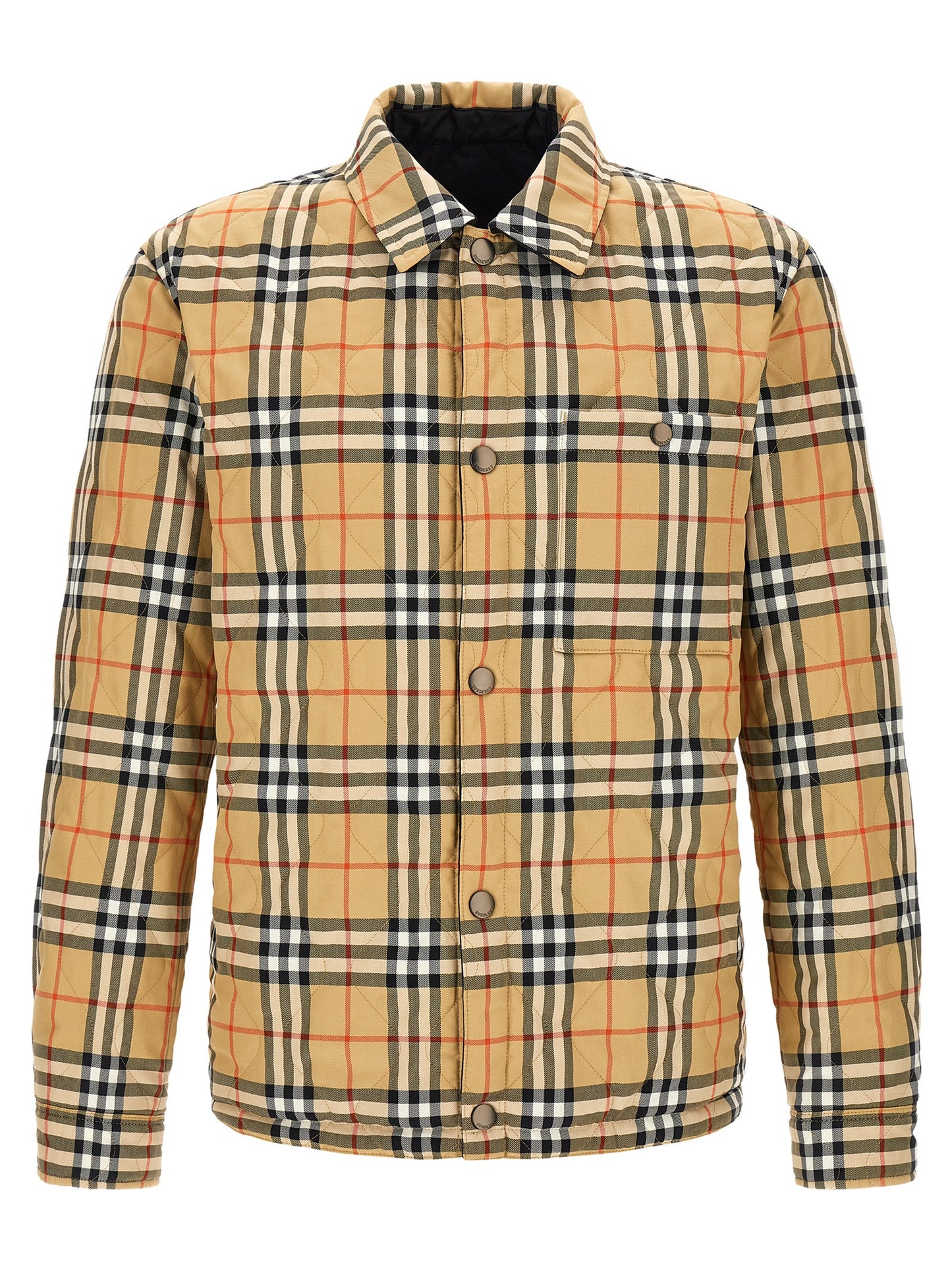 Burberry Brighton Black Polyamide Long Jacket