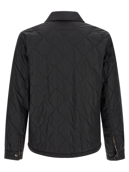 Burberry Brighton Black Polyamide Long Jacket