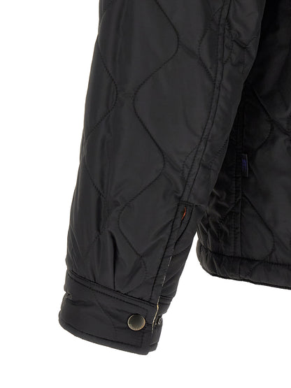 Burberry Brighton Black Polyamide Long Jacket