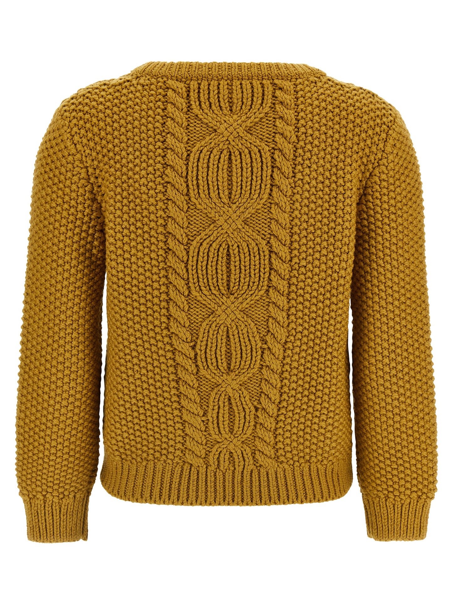 Cardigan De Lana Bicolor Estilo Moderno Saint Laurent
