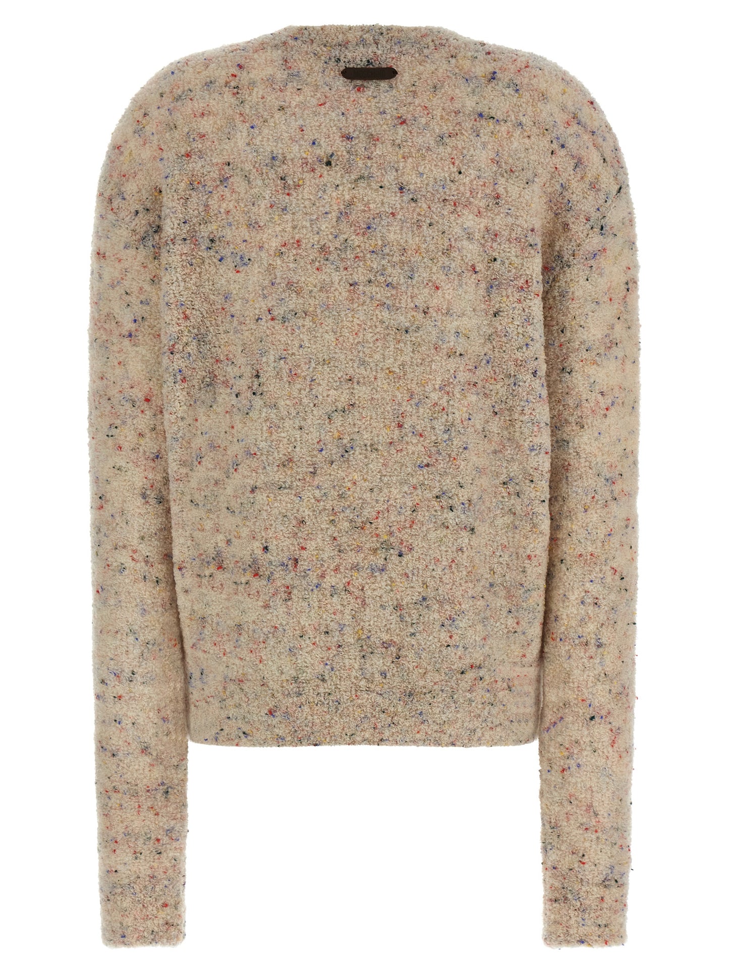 Moschino Cárdigan Multicolor De Lana Virgen - Acabado Texturizado