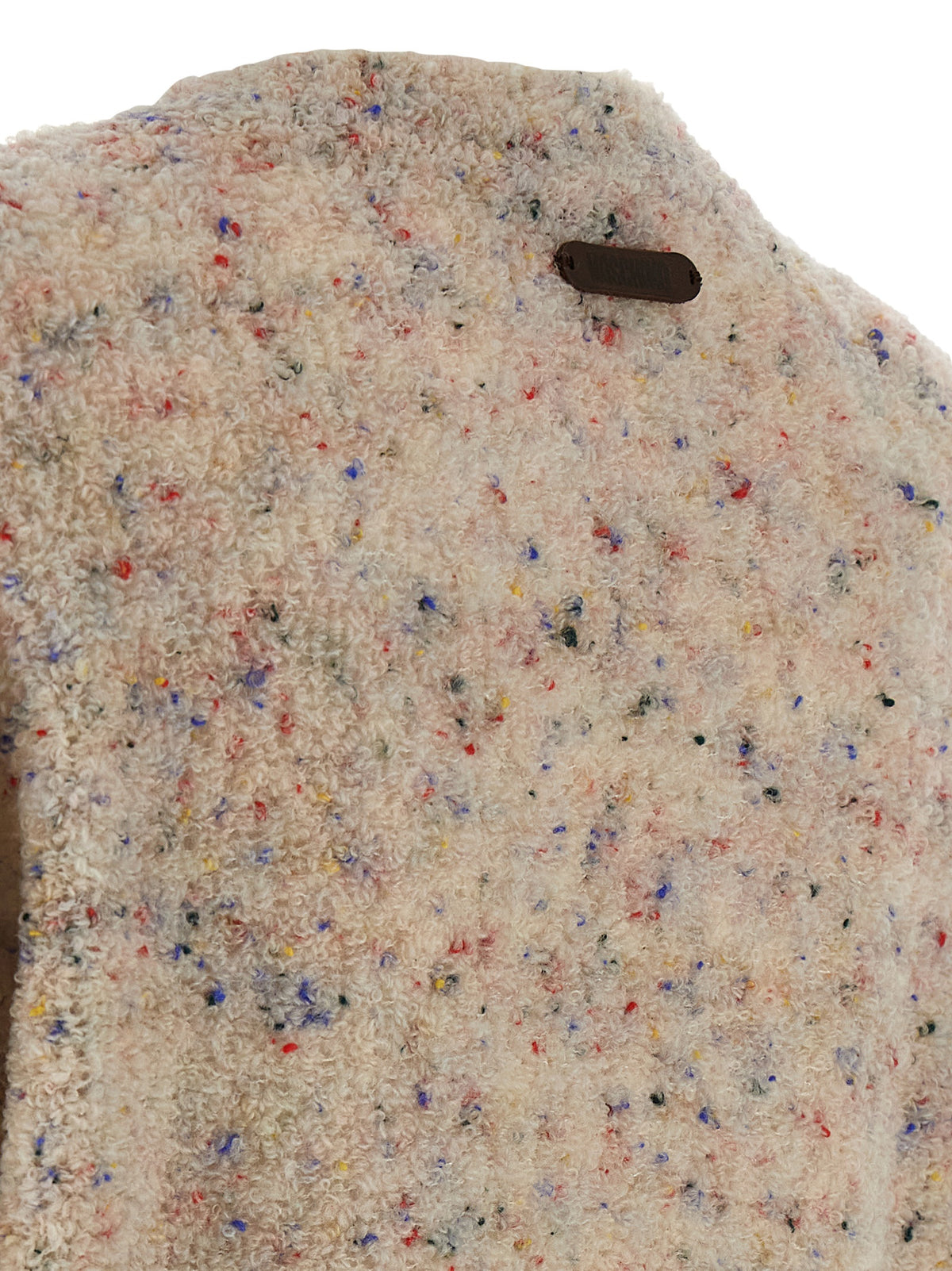 Moschino Cárdigan Multicolor De Lana Virgen - Acabado Texturizado