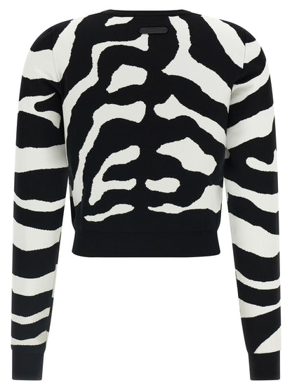 Moschino Black Viscose Cardigan Contemporary Design