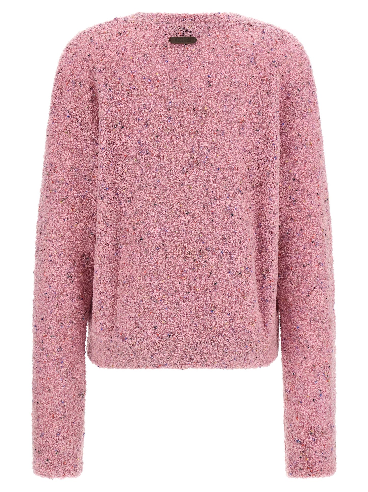 Multicolor Moschino Virgin Wool Knit Cardigan