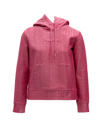 Sweat à capuche rose scintillant Valentino Garavani