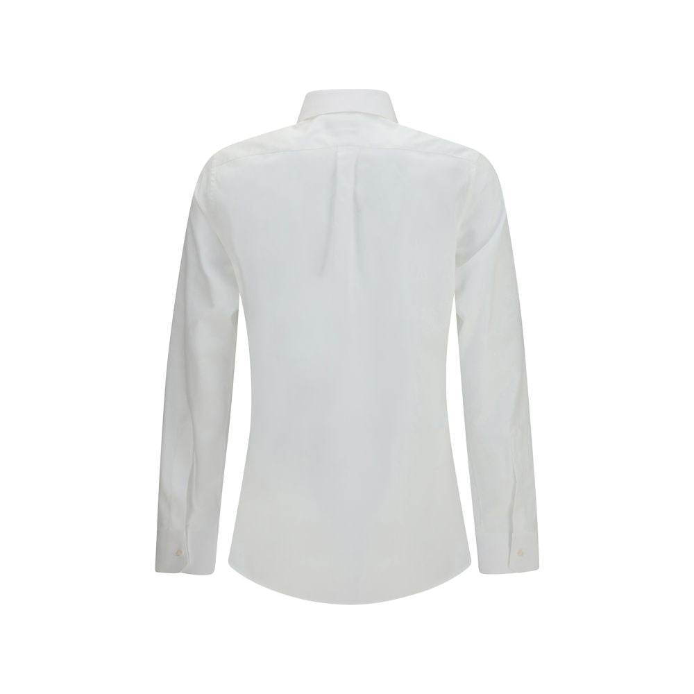Chemise de ville blanche en coton Dolce & Gabbana