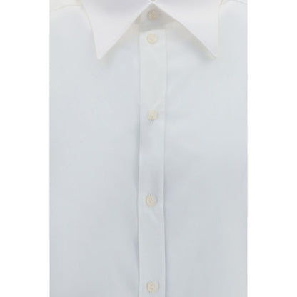 Chemise de ville blanche en coton Dolce & Gabbana