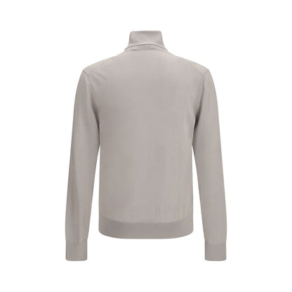 Dolce & Gabbana Beige Cashmere Turtleneck Sweater