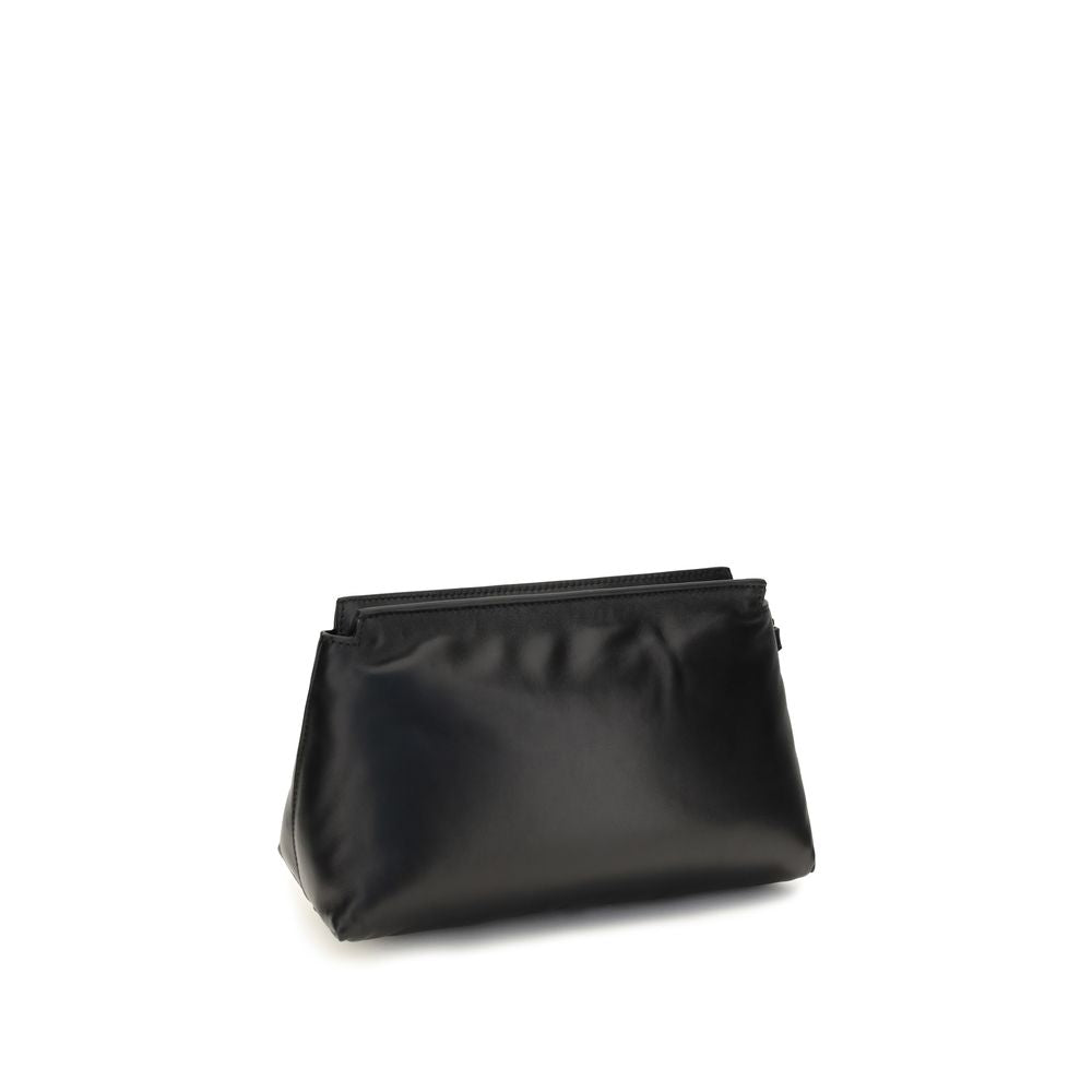 Givenchy Black Lambskin Smooth Finish Clutch Bag