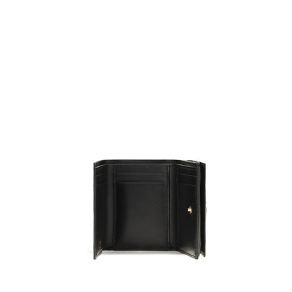 Fendi Monedero De Piel De Ternera Negra Colección Bos Taurus