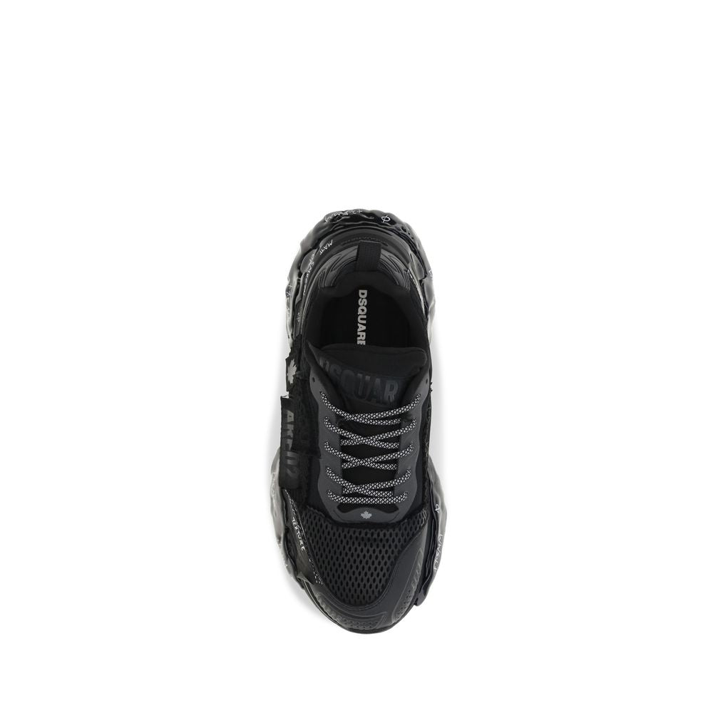 Zapatillas Deportivas Negras Dsquared² de Poliéster Modelo Faster