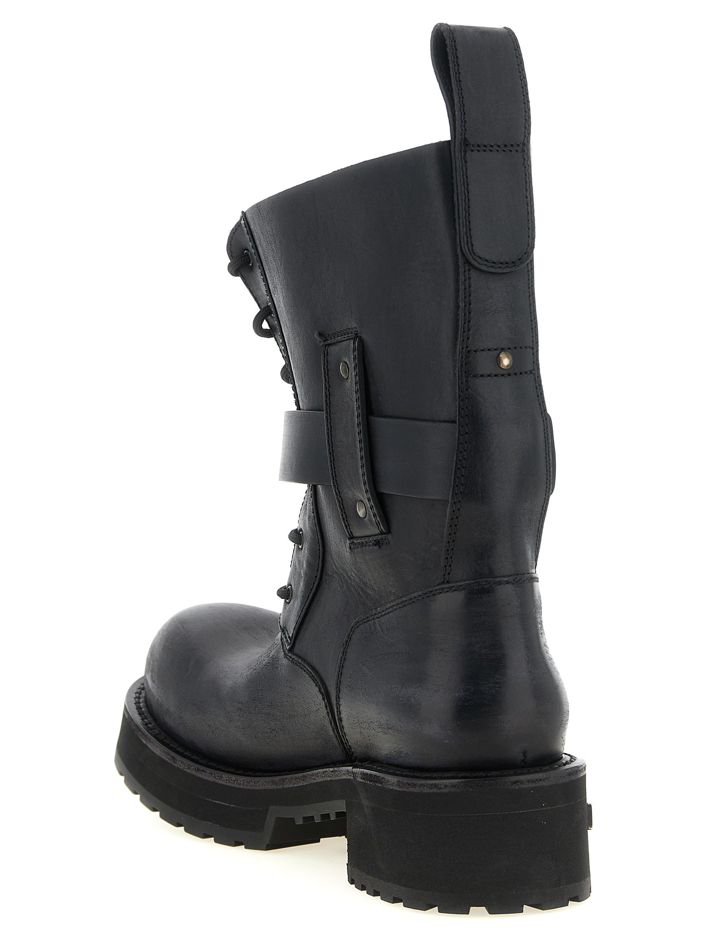 Botas de Tobillo Balenciaga de Piel de Becerro Negra
