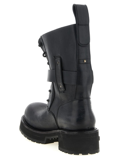 Botas de Tobillo Balenciaga de Piel de Becerro Negra