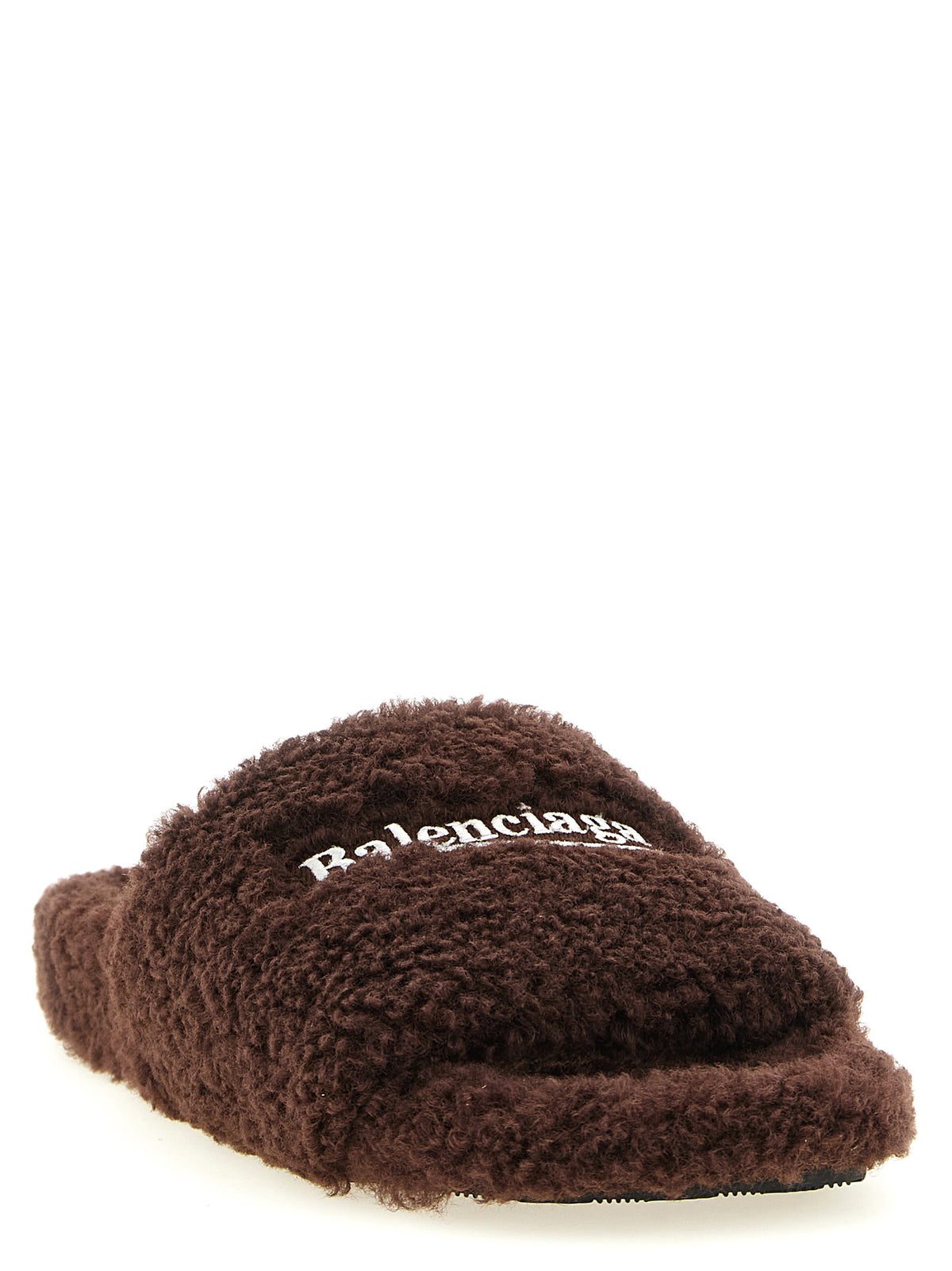 Balenciaga Sandals Brown Casual Simple Design Polyester