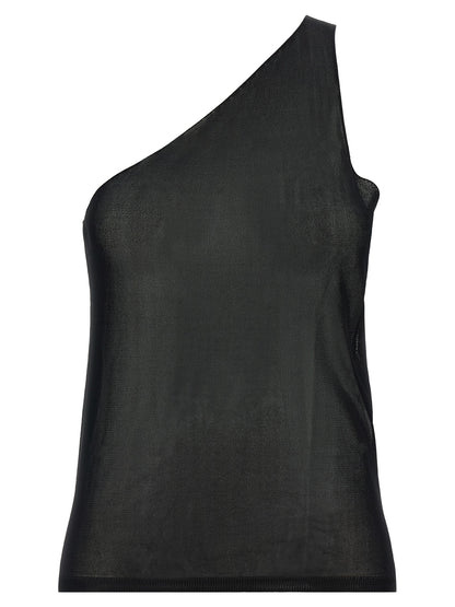 Fendi Black Viscose Cardigan - Asymmetric Details