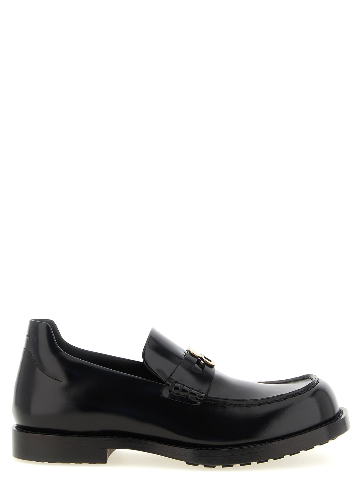 Mocasines Slip On De Piel De Becerro En Negro Balenciaga