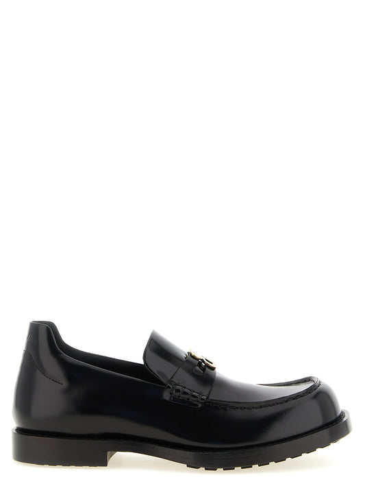 Mocasines Slip On De Piel De Becerro En Negro Balenciaga