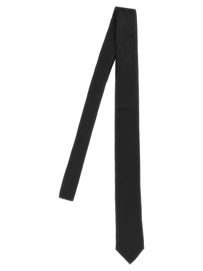 Dolce & Gabbana Italian Style Black Silk Tie
