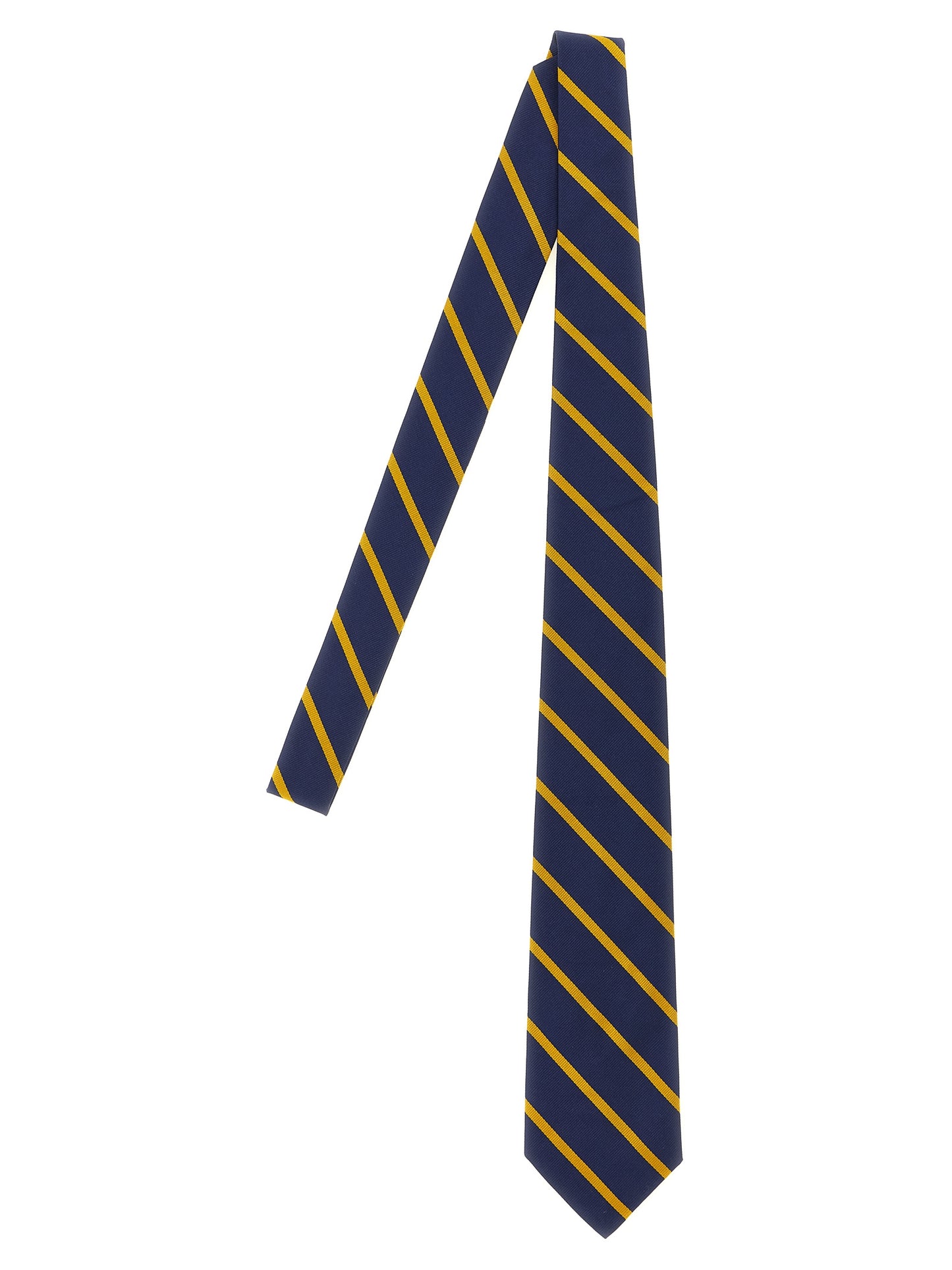 Polo Ralph Lauren Blue Silk Tie with Classic and Structured Design