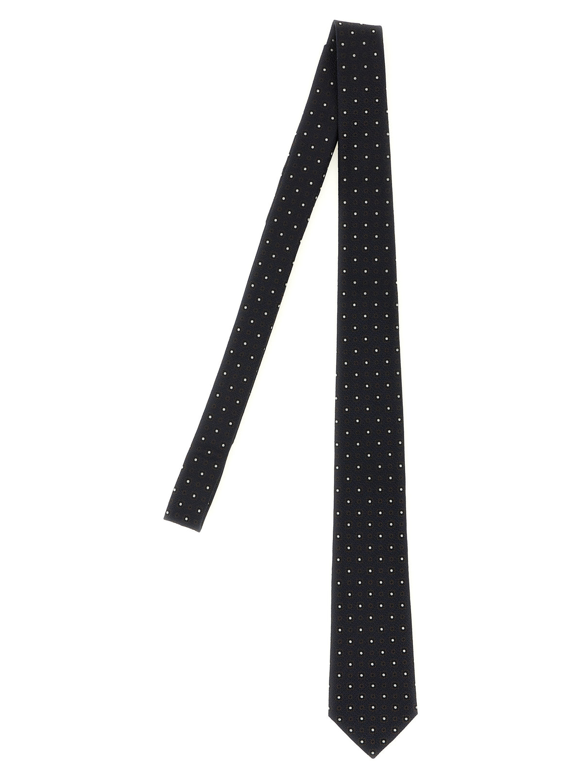Corbata Saint Laurent De Seda Azul Corte Slim Fit