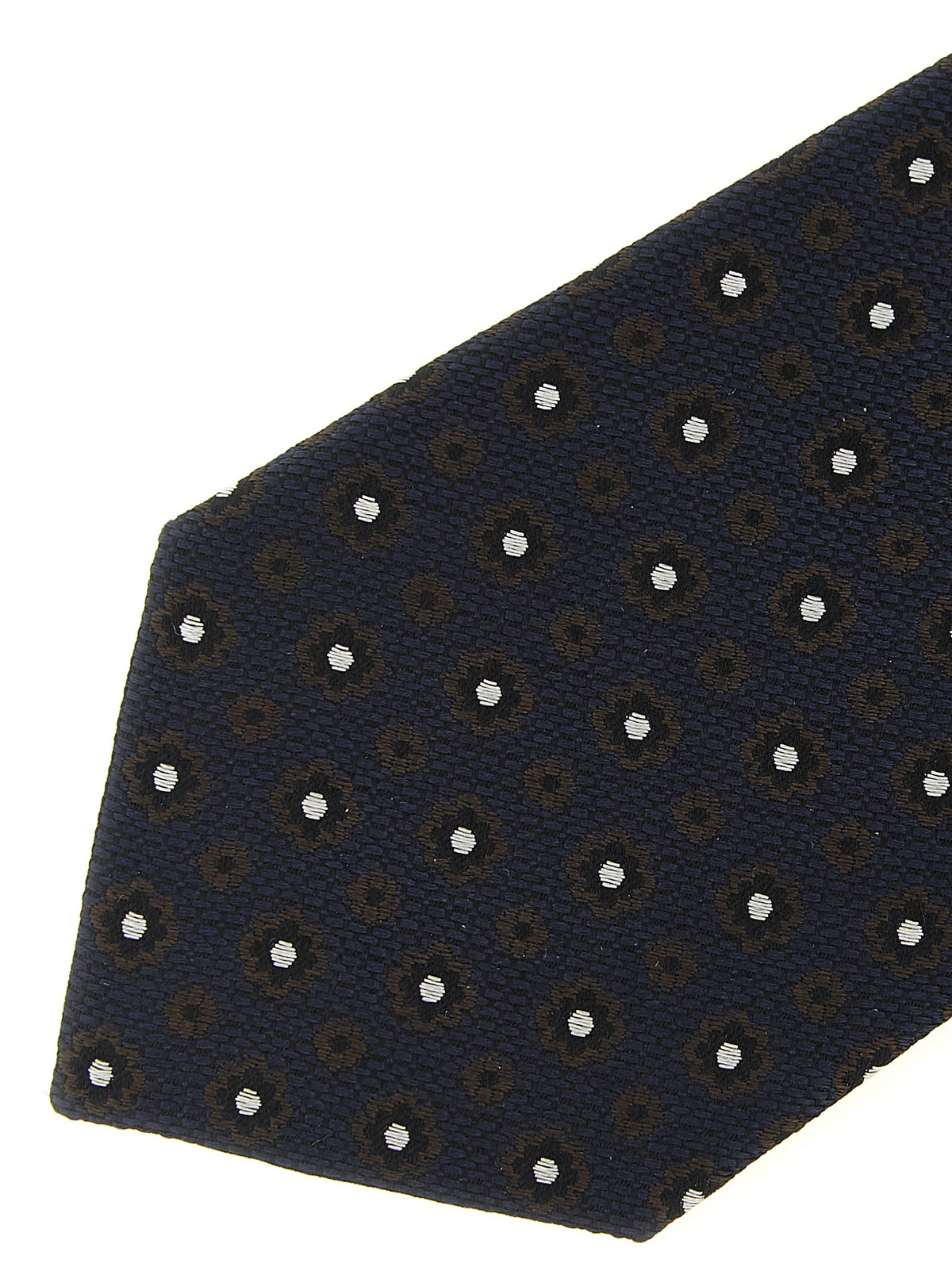 Corbata Saint Laurent De Seda Azul Corte Slim Fit