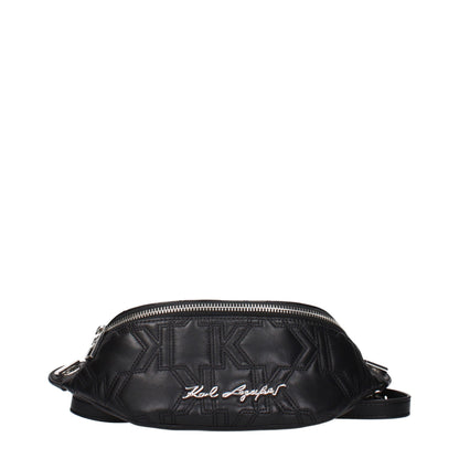 Sac à dos Karl Lagerfeld en cuir noir
