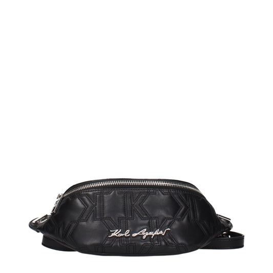Sac à dos Karl Lagerfeld en cuir noir