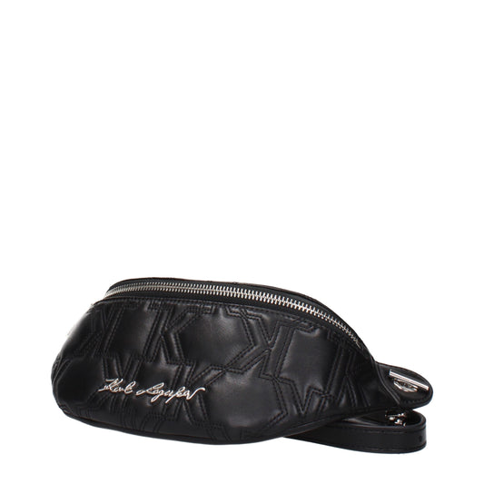 Sac à dos Karl Lagerfeld en cuir noir