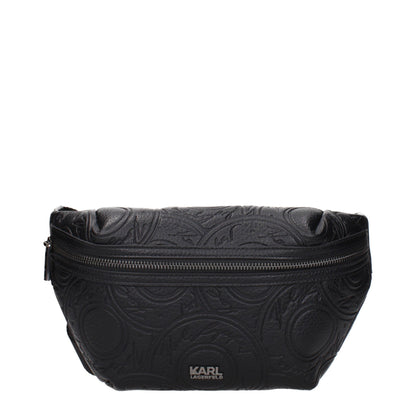 Mochila De Polietileno Negro Estilo Urbano Karl Lagerfeld