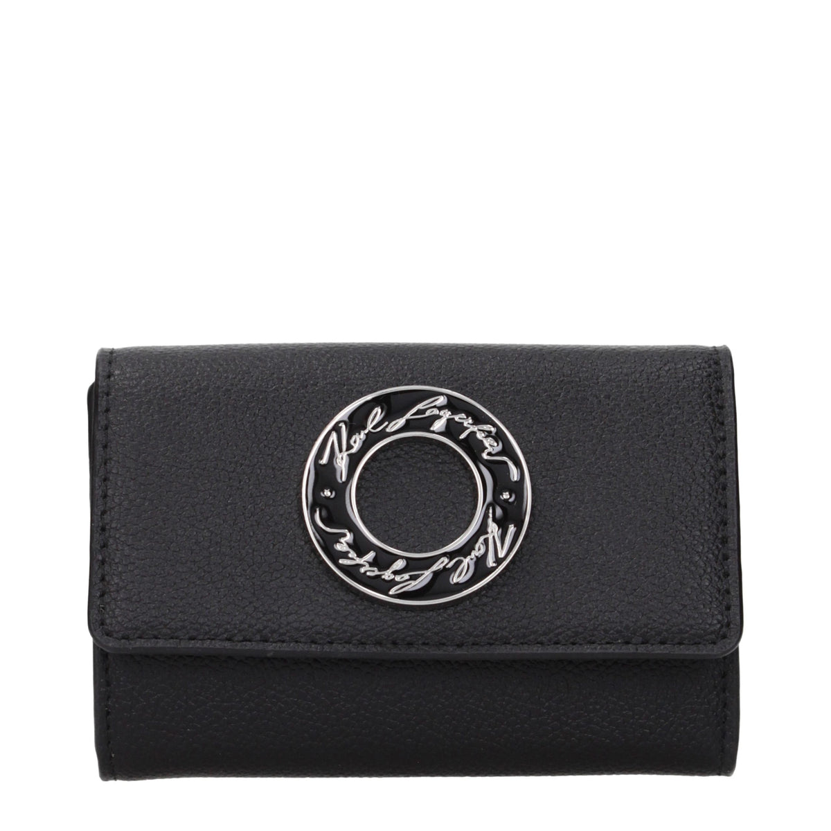 Portefeuille Karl Lagerfeld en polyester noir