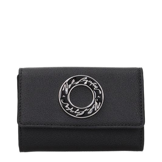 Portefeuille Karl Lagerfeld en polyester noir