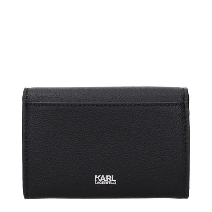 Portefeuille Karl Lagerfeld en polyester noir