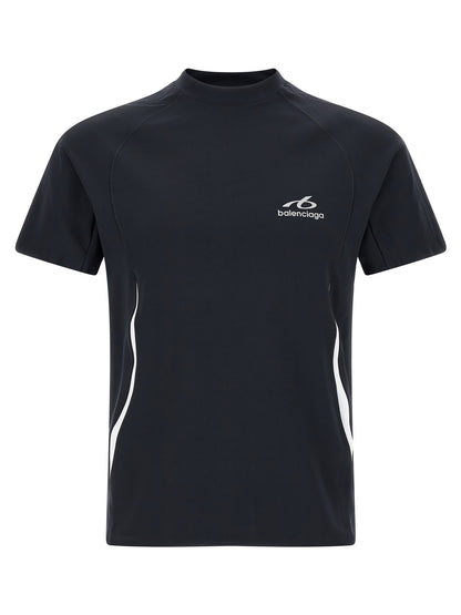 Balenciaga Camiseta De Poliamida Azul - Construcción Ergonómica