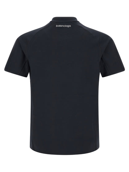 Balenciaga Camiseta De Poliamida Azul - Construcción Ergonómica