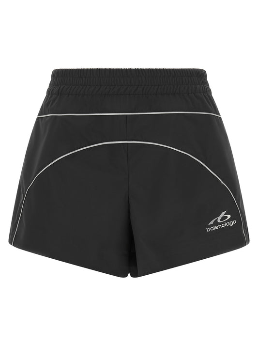 Bermuda en polyester noir Balenciaga Collection TechWear