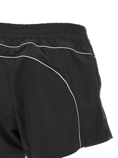 Bermudas De Poliéster Negro Balenciaga Colección TechWear