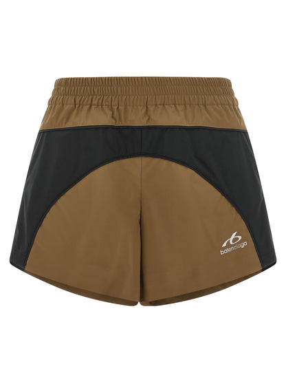 Short de Balenciaga en polyester marron